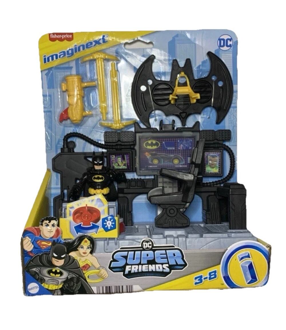 Mattel-Fisher-Price Imaginext DC Super Friends, Batman Command Center Playset